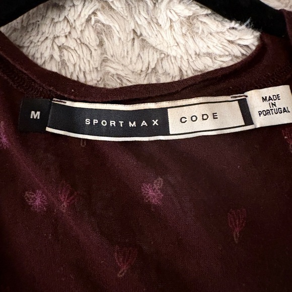 Sportmax Burgundy and Pink Blouse - Picture 6 of 7